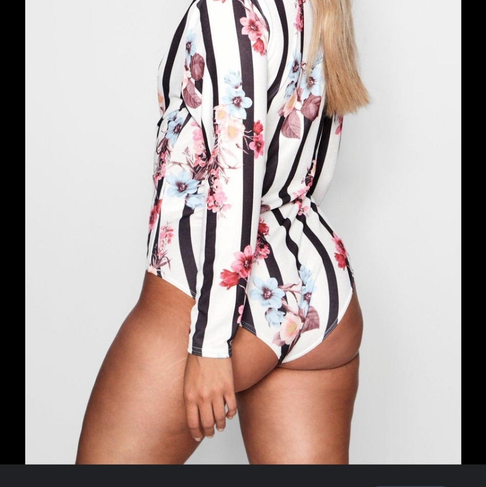 Floral Bodysuit. - Picture 2 of 4